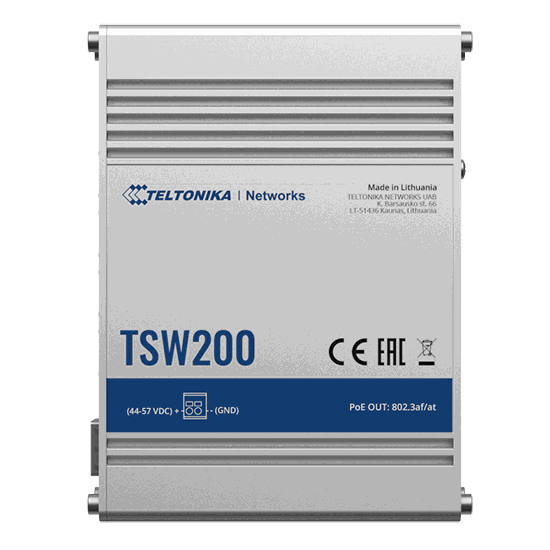 Picture of TSW200 PoE+ Gigabit Ethernet Switch by Teltonika