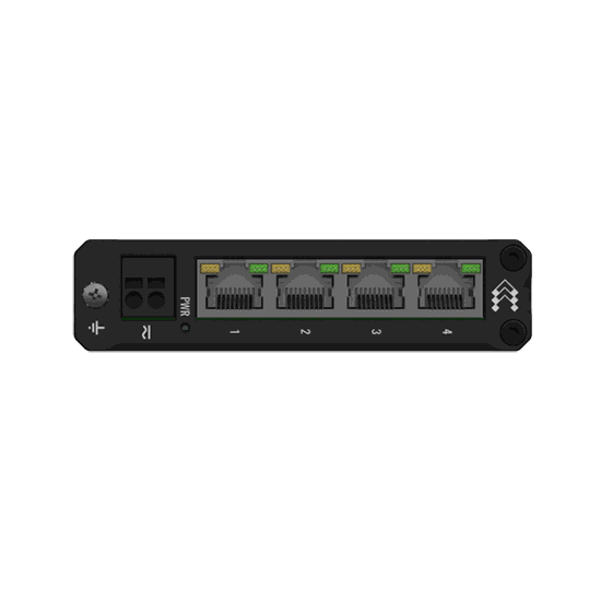 Aim Dynamics | TSW304000000 Din Rail Unmanaged Switch with 4 Gigabit ...