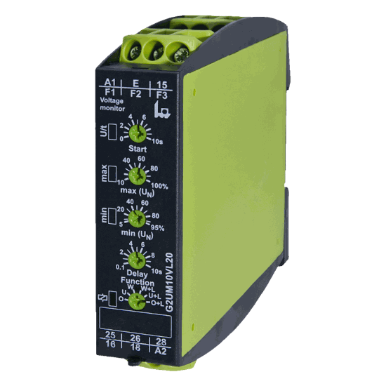 Picture of G2UM10VL20 24-240V AC/DC AC/DC voltage monitoring in 1-phase mains by Tele Haase