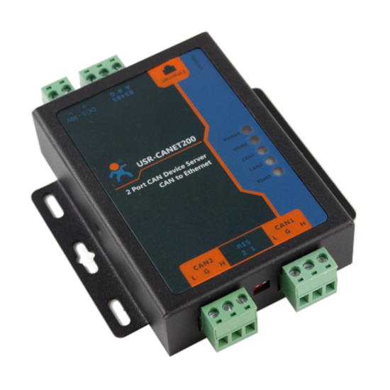 Picture of USR-CANET200 CAN to Ethernet Converters by USR IOT