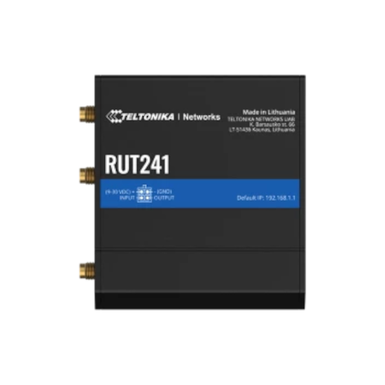 Picture of RUT241098000 Industrial Cellular Router for North America (AT&T, T-Mobile, UScellular, Verizon) by Teltonika