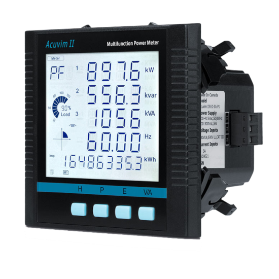 Aim Dynamics | Acuvim-IIW mA Advanced Power & Energy Meter by Accuenergy