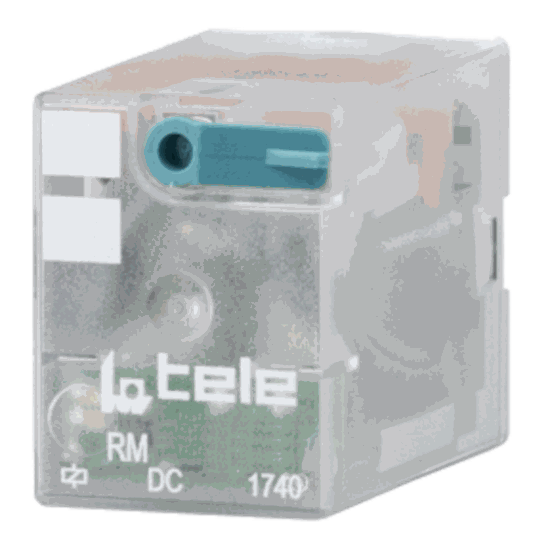 Picture of RM 012L-N, RM 024LD-N, RM 024L-N, RM 048L-N, RM 060L-N, RM 110L-N, RM 220L-N Vdc Coupling relays - Miniature power relay by Tele Haase