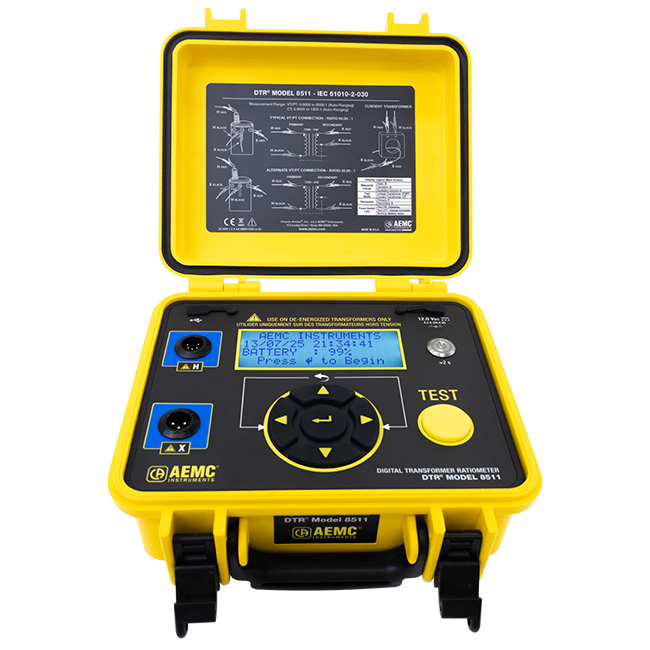 Aim Dynamics | Model 8511 Digital Transformer Turns Ratiometer DTR ...