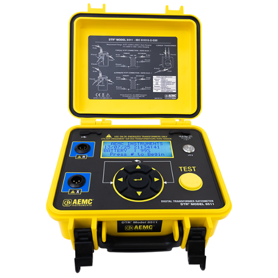 Aim Dynamics | Model 8511 Digital Transformer Turns Ratiometer DTR ...