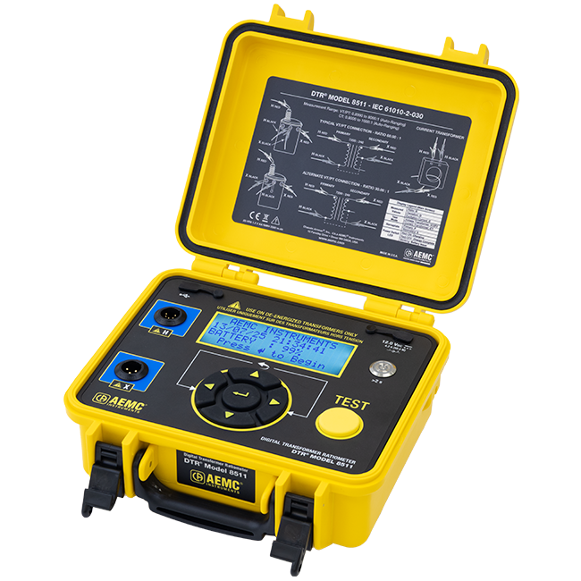 Aim Dynamics | Model 8511 Digital Transformer Turns Ratiometer DTR ...