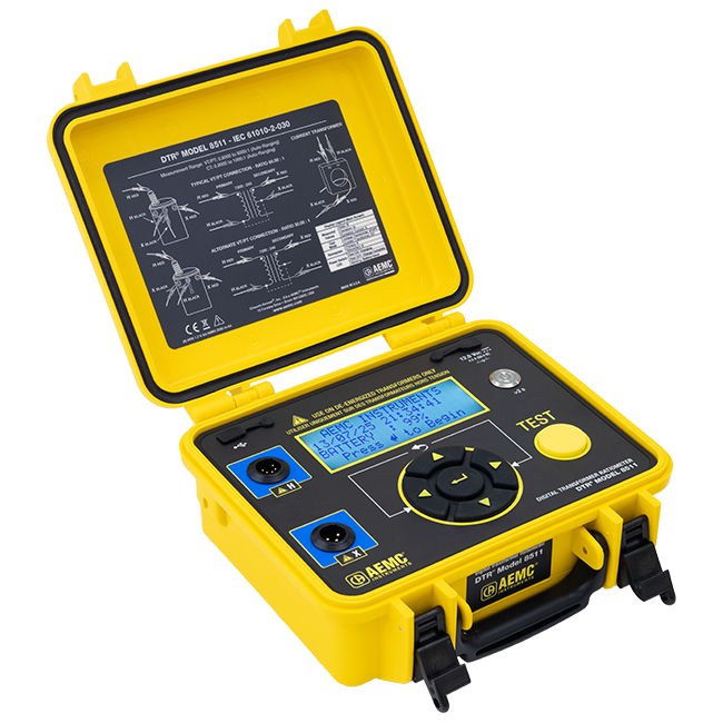 Aim Dynamics | Model 8511 Digital Transformer Turns Ratiometer DTR ...