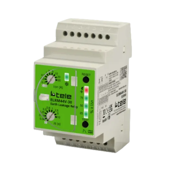 Picture of ELRM44V-30 115/230 VAC Earth Leakage Relays (Type A) by Tele Haase