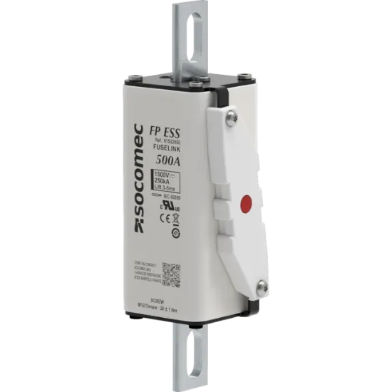 Picture of 61S22050 ESS Fuse Frame 2 500A 1500 Vdc Bolted by Socomec