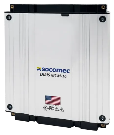 Picture of DIRIS MCM-16 Enclosed 16-Circuit Energy & Power Meter by Socomec