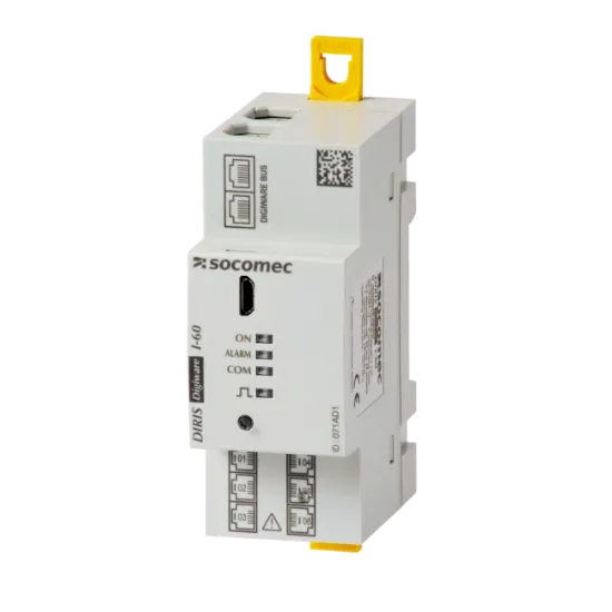 Picture of 48290113 Current acquisition module DIRIS Digiware I-61; 6 current inputs; Metering & Load curves by Socomec