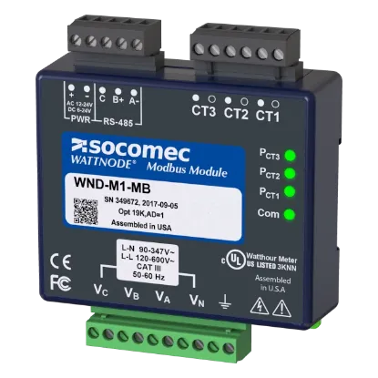 Picture of WattNode® WND-M1-MB Modbus Meter by Socomec